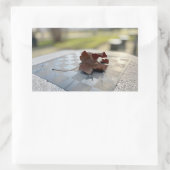 Sticker Rectangulaire Une leçon d'échecs (Sac)