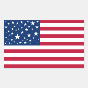 Sticker Rectangulaire Une nouvelle constellation pour le drapeau américa