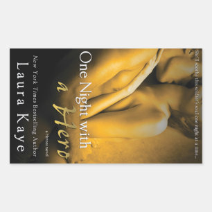 Sticker Rectangulaire Une nuit avec un héros par Laura Kaye