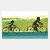 Sticker Rectangulaire Une Promenade L'Après-Midi (Devant)