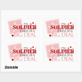 Sticker Rectangulaire Une sorte de Big Deal (Feuille)