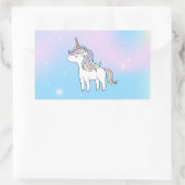 Sticker Rectangulaire Unicorn Party Collection! (Sac)