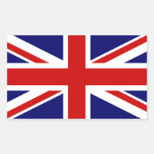 Sticker Rectangulaire Union Jack (Devant)