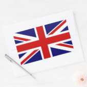 Sticker Rectangulaire Union Jack (Enveloppe)