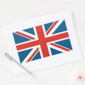 Sticker Rectangulaire Union Jack (Enveloppe)