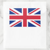 Sticker Rectangulaire Union Jack britannique (Sac)