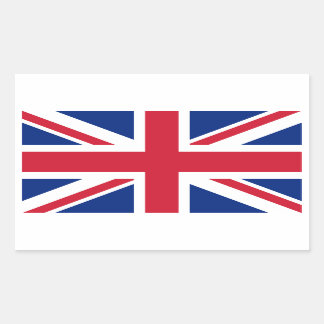 Sticker Rectangulaire Union Jack britannique