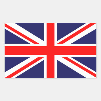 Sticker Rectangulaire Union Jack - Drapeau du Royaume-Uni
