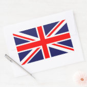 Sticker Rectangulaire Union Jack - Drapeau du Royaume-Uni (Enveloppe)