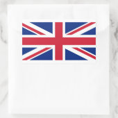 Sticker Rectangulaire Union Jack : drapeau du Royaume-Uni (Sac)