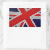 Sticker Rectangulaire Union Jack dynamique sur l'impression en fibre de  (Sac)