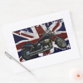 Sticker Rectangulaire Union Jack patriotique, drapeau de l'Union du Roya (Enveloppe)