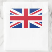 Sticker Rectangulaire Union Jack Royaume-Uni (Sac)