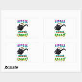 Sticker Rectangulaire Unique Mais Jamais Unique (Feuille)