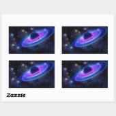 Sticker Rectangulaire Univers (Feuille)