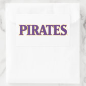 Sticker Rectangulaire Université de Caroline de l'Est | Pirates (Sac)