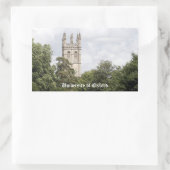 Sticker Rectangulaire Université d'Oxford (Sac)