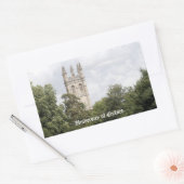 Sticker Rectangulaire Université d'Oxford (Enveloppe)