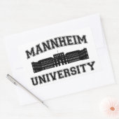 Sticker Rectangulaire Université Universität Mannheim / Mannheim (Enveloppe)