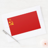 STICKER RECTANGULAIRE URSS (Enveloppe)