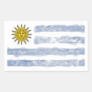 Sticker Rectangulaire Uruguay