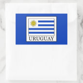 Sticker Rectangulaire Uruguay (Sac)