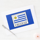 Sticker Rectangulaire Uruguay (Enveloppe)