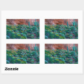 Sticker Rectangulaire USA, Arizona. Flore du désert (Feuille)