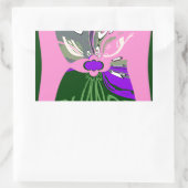 Sticker Rectangulaire USA Change Art Print (Sac)