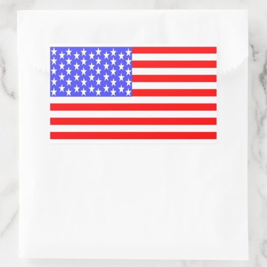 Sticker Rectangulaire USA Flag Totally Printed (Sac)