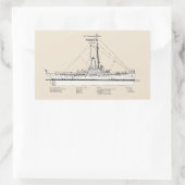 Sticker Rectangulaire USCG Cutter Modoc wpg-46 - SBD (Sac)