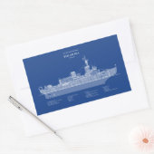 Sticker Rectangulaire USCG Cutter Polar Sea wagb-11 - ABD (Enveloppe)
