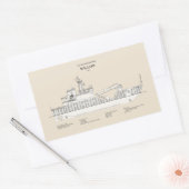 Sticker Rectangulaire USCG Cutter Willow wlb-202 - SBD (Enveloppe)