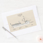 Sticker Rectangulaire USCG Lighthouse Tender Amaranth - SBD (Enveloppe)