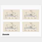 Sticker Rectangulaire USCG Tender Fir wlm-212 - SBD (Feuille)