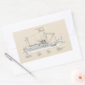 Sticker Rectangulaire USCG Tender Fir wlm-212 - SBD (Enveloppe)