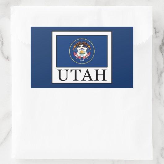 Sticker Rectangulaire Utah (Sac)