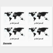 Sticker Rectangulaire Va te trouver (Feuille)