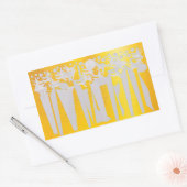 STICKER RECTANGULAIRE VACANCE (Enveloppe)