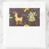 Sticker Rectangulaire vacances (Sac)