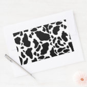 Sticker Rectangulaire Vache tachetée Imprimer, Vache motif, Fourrure ani (Enveloppe)