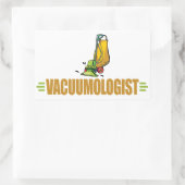 Sticker Rectangulaire Vacuumage amusant (Sac)
