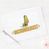 Sticker Rectangulaire Vacuumage amusant (Enveloppe)