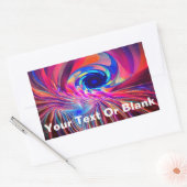 Sticker Rectangulaire Vague de torsion (Enveloppe)