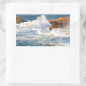 Sticker Rectangulaire Vagues de mer (Sac)