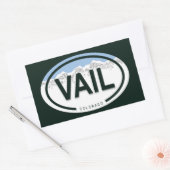 Sticker Rectangulaire Vail Colorado Rocky Mountain (Enveloppe)