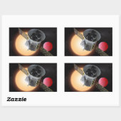 Sticker Rectangulaire Vaisseau spatial TESS Planet Hunter (Feuille)