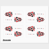 STICKER RECTANGULAIRE VALET (Feuille)