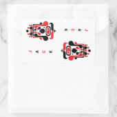 STICKER RECTANGULAIRE VALET (Sac)