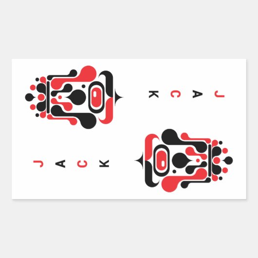 STICKER RECTANGULAIRE VALET (Devant)